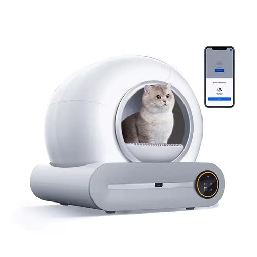 Tonepie Automatic Self Cleaning Cat Litter Box - 65L App Control