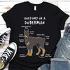 Dog Print T-Shirt Casual Short Sleeve Top for Spring & Summe Women's Clothing Short Sleeve T-Shirt Women Clothes