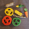 Rabbit Guinea Pig Dragon Cat Chew Toys Tooth Cleaning Toy for Bunny Hamster Tooth Grinding Set Pet Tooth Grinding Snacks