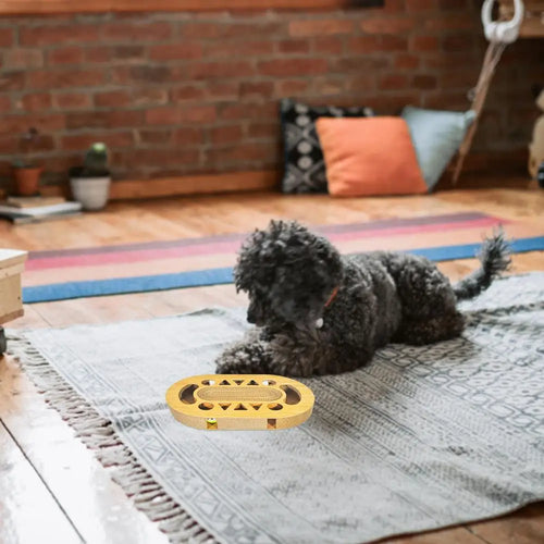 Double-Sided Corrugated Cat Scratching Board - Brown Cardboard Toy