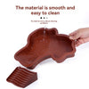 Reptile Bathing Pool Reptile Feeding Dish Water Bowl with Ramp Aquarium Ornament for Snake, Turtle, Bearded Dragon, Lizard Bath