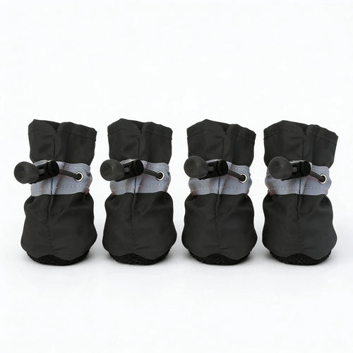 Waterproof Anti-Slip Dog Shoes - Soft Sole 5x4.2cm Cotton Boots