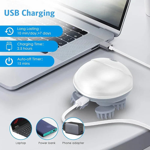 Electric Scalp Massager Device