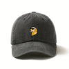 Wearing sunglasses, a golden retriever printed baseball cap, a gift for dog lovers with multiple colors to choose from