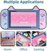 Big Mouse Pad Cute Cat Ears Desk Pad Thicken Computer Games Non-slip Pink Girl Cartoon Super Cute For Girl Game Boy 80CM*40CM