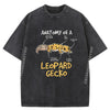 Kids Leopard Gecko Gift Anatomy of A Leopard Gecko Grey Shirt Graphic Tee Unisex Short Sleeve Tee Tshirts Washed