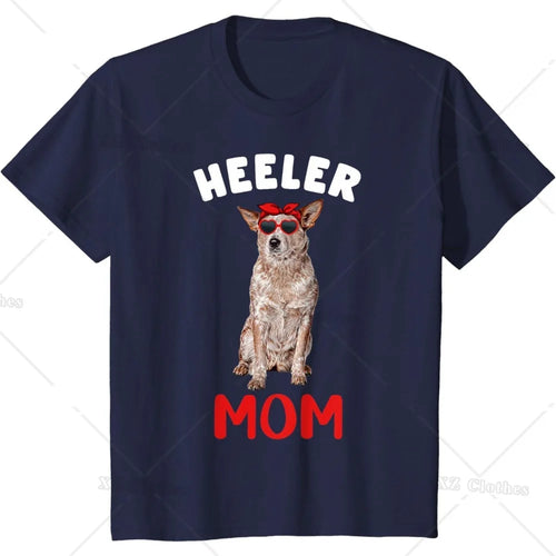 Red Heeler Mom Mama Australian Cattle Dog Lover Owner T-Shirt for Women
