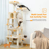 PAWZ Road Large Cat Tree Tower - 72 Multi-Level with Condo Grey