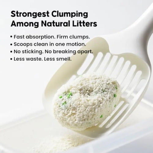 Cassava Cat Litter 100 Natural Eco-Friendly Fast Clumping for Kittens and Sensitive Cats Mixable with Clay Non-Stick No Odor No