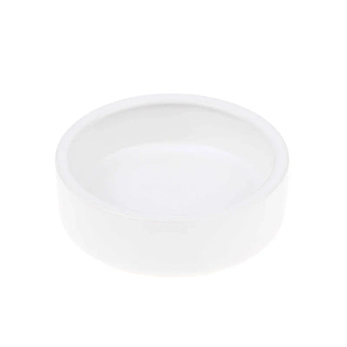 Reptile Food Bowl Anti-Escape Ceramic Feeder Dish Black White Reptile Water Bowl For Hermit Crab Gecko Chameleon Corn Snake