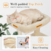 Pequlti 104cm Multi-Level Cat Tree with 2 Condos - Wood