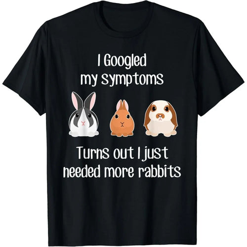 Need More Rabbits Cute Graphic Printed T-shirt Pet Mini Netherland Dwarf Dutch Bunny Gift Unisex T-Shirt Women Daily Life Tee