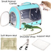 Bearded Dragon Travel Carrier Backpack,Lizard Backpack Carrier,Space sule Clear Bubble Window Astronaut Reptile Carrier Backpack