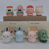 Ceramic Animals Pottery Figurine Crossings Game Model Collection Toys Desktop Ornament Kawaii Miniature Decoration Girls Gifts