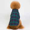 Red Black Checkered Pet Dog Clothing Teddy Pomeranian French Bulldog Shirt Cute Animal Print Doggie Outfit with Checkered Legs