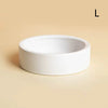 (BBQ4)Reptile Food Bowl Anti-Escape Ceramic Feeder Dish Black Reptile Water Bowl For Hermit Crab Gecko Chameleon Corn Snake