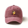 Wearing sunglasses, a golden retriever printed baseball cap, a gift for dog lovers with multiple colors to choose from
