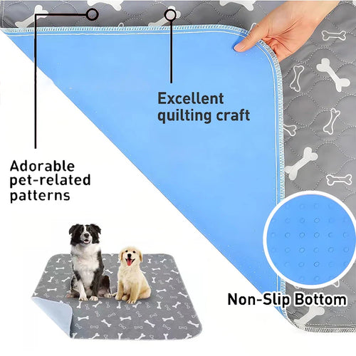 **1PC Puppy Pads With Pheromones Washable PuppyPad Pee Pads Ultra-Durable 4-Layer Leak-Proof Training Mats With Non-Slip Bottom