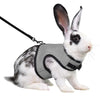 Solid Adjustable Pet Harness and Leash for Rabbit Bunny Cat Ferrets Outdoor Walking Pets Supplies lapin accessoires pour animaux