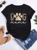 Trend Dog Mama Printed Women T-shirts Fashion Cartoon Graphic Print T-shirts Clothes Female Shirt Short Sleeve Casual Tees