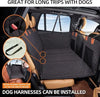 Hard Bottom Back Seat Extender Dog Hammock for Car
