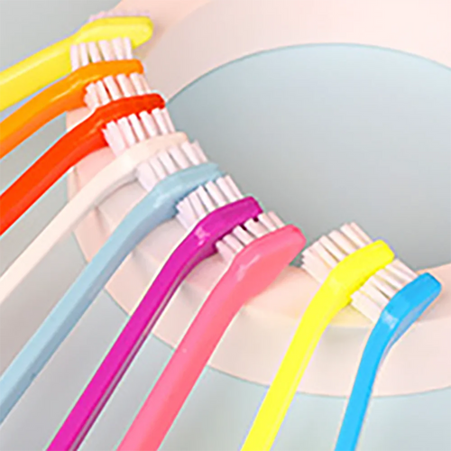 Vet Recommended Dog/Cat Toothbrush - Micro Head Teeth Cleaning Tool for Small Mouth Dogs Cats, 360° Gum Care Pet Dental Kit