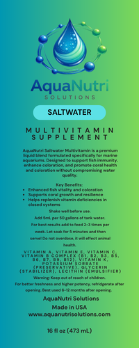 AquaNutri Solutions Saltwater Multivitamin and Vita-C+ Bundle