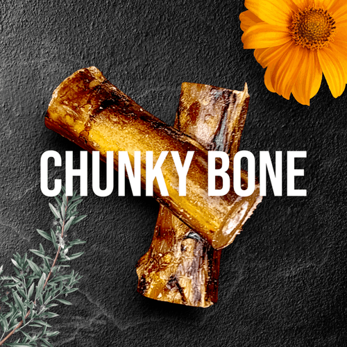 Ostrich Chunky Bones (4 x 2 - 2 Pack): The Long-Lasting, Flavor-Packed Bones for Small to Medium Dogs