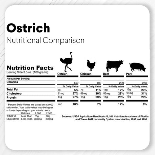 Large Ostrich Knuckle (5.5 x 5): The Ultimate Chew for Moderate & Power Chewers