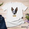 Cute Geometric Blue Heeler Australian Cattle Dog Zip Tee Unisex T shirt