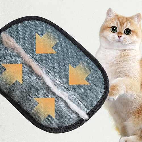 Alloet Double-Sided Pet Hair Remover Mitts for Cats and Dogs