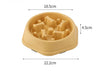 Anti-Choking Slow Feeder Dog Bowl - Non-Slip Plastic Maze Bowl