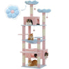 Pequlti 72 Multi-Level Cat Tree Tower with Condo & Hammock