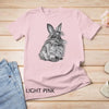 Cute Lionhead Bunny Rabbit Sketch Premium Unisex T shirt