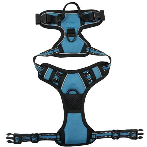 YOUSE Reflective Nylon Dog Harness - Adjustable Breathable Vest