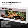 Stackable Reptile Terrarium, PVC Bearded Dragon Enclosure – Tempered Glass Tank for Amphibians Reptilians Arachnids Pets Habitat
