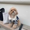 Striped Dog Shirt for Small Dogs Breathable Cotton Pet T-Shirt for Teddy Bichon Schnauzer Spring Summer Autumn Puppy Clothes
