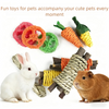Toys for Rabbits Pets Pet Rabbit Guinea Pig Dragon Cat Fun Toy Hamster Rabbit Rabbit Tooth Grinding Set Pet Tooth Grinding Snack