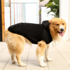 Pet Hoodies for Large Dogs Spring and Autumn Fleece Golden Retriever Sweatshirt with Hat and Zip Pocket  Pet Clothing