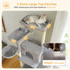 PAWZ Road Large Multi-Level Cat Tree - 186cm Wood Tower