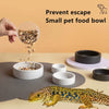 Reptile Food Ceramic Bowl Anti-Escape Ceramic Feeder Dish Reptile Water Bowl For Hermit Crab Gecko Chameleon Corn Snake