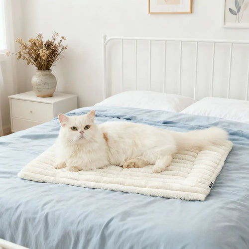 SnuggleHeat™ Self-Warming Pet Bed 🐱✨
