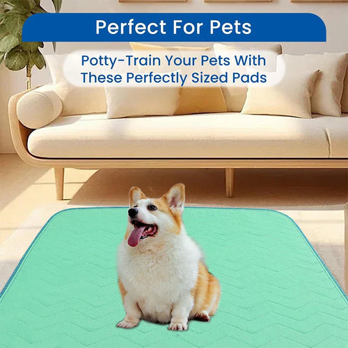 Pee Pads for Pet Extra Heavy Absorbency Washable Under Pads Quick Drying Nursing Pads Incontinence Bed Pads Reusable Washable