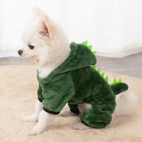 Soft Fleece Pet Dog Hoodie Jumpsuit for Small Dogs & Cats