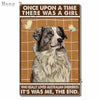 Aussie Metal Tin Sign Wall Decor Australian Shepherd Dog Bath Soap Poster Hanging Plaque Aluminum Signage Posters 8x12 Inch