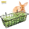 Metal Rabbit Hay Feeder Rack - 23x10x7.5cm Grass Holder