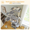 PAWZ Road Large Multi-Level Cat Tree - 186cm Wood Tower