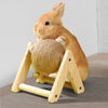 Rabbit Toys Grinding Claw Ball Sisal Hemp Wear and Bite Resistant Stable Anti Overturning Little Pet Puzzle Toy Rabbit