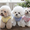 Pet Thin Striped Dress Dog Teddy Small Dog Yorkshire Lace Vest Dog Dresses for Small Dogs Puppy Clothes