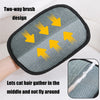 2025 Pet Hair Remover Glove Double-Sided Fur Gloves Cat Dog Fur Magnet Gloves for Washing Deshedding Cleaning Carpets Sofas